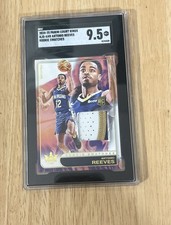 2024-25 Panini Court Kings Antonio Reeves Rookie Swatches MEM RC SGC 9.5