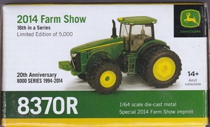 John Deere 8370R Rare GOLD Chase 2014 Farm Show