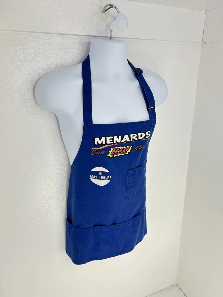Menards Employee Work Apron Uniform One Size Fits All Workwear Save Big Money - Image 3 of 4
