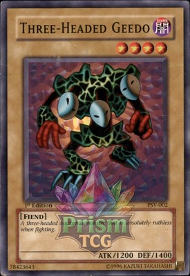 1st Ed Three-Headed Geedo PSV-002 Yugioh