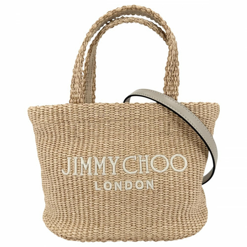 Jimmy Choo 2-way Women's Beach Tote East West Mini Handbag Shoulder Bag