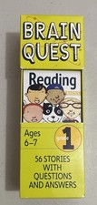BRAIN QUEST 1st Grade Reading Basics 56 Q A 2 Decks Age 6-7 GUC