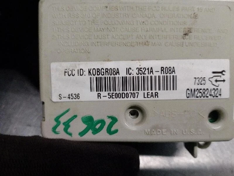 25824324 modulo elettronico per CHEVROLET HHR 2.4 16V 2007 5132898 - Immagine 2 di 4