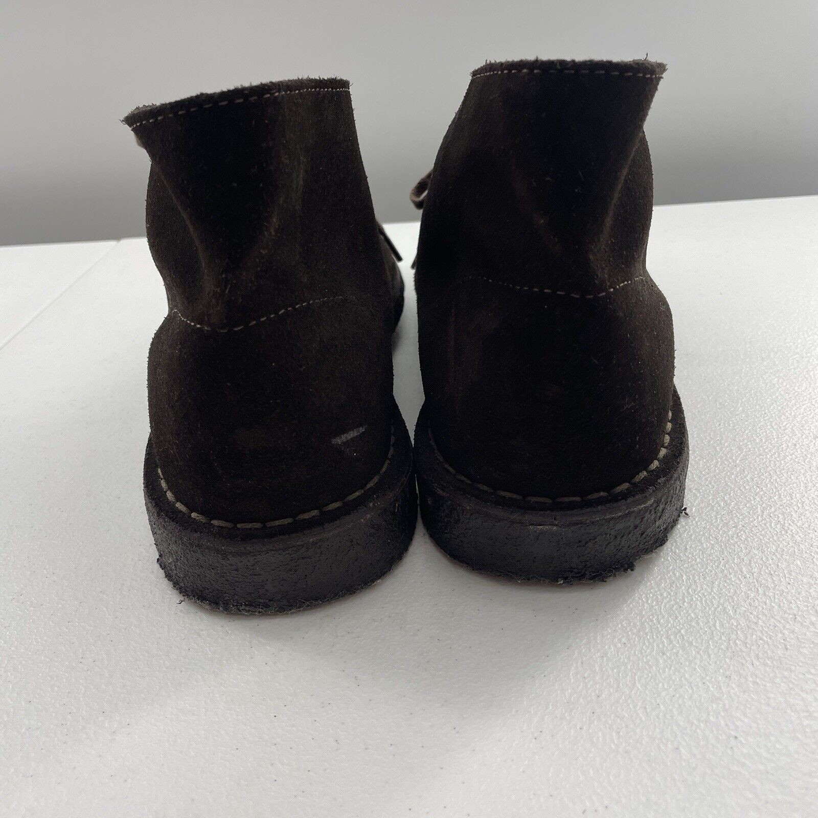 SAOLA Clarks 9.5 Originals Desert Boots uomo marrone pelle scamosciata crepe gomma suola gomma