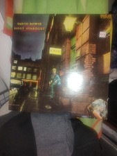 David Bowie Ziggy Stardust UK 1st Press No Mainman Vg+ Vinyl LP 1972 Rare Import