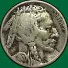 1920-D Buffalo Nickel Fine F Coin #32244