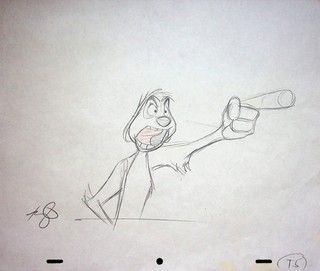 Timon & Pumbaa 1995 SIGNED Romy Garcia Production TIMON Hand Drawn Pencil