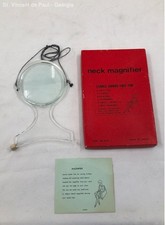 Vintage Neck Magnifier Leaves Hands Free Made in Japan No.4537