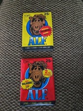 1987 Topps Alf Series Cards, 1 pack each of Series 1 2 Unopened Wax Packs
