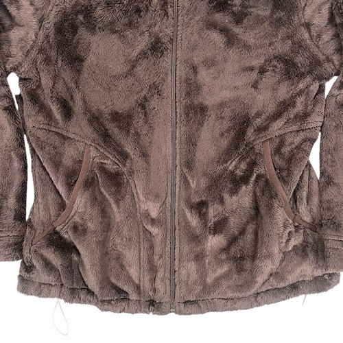 The North Face Oso Fleece Hoodie Full Zip Jacket Womens Sz Large Cozy Warm Brown - Picture 6 of 16