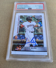 George Valera Signed 2019 Scrappers Team Set Guardians PSA AUTO #27