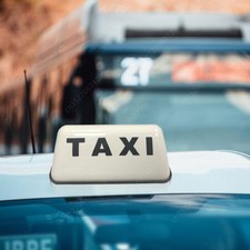 12v Taxi Cab Sign Roof Top Topper Car Magnetic Lamp LED Light Waterproof