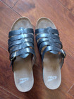 WOMENS DANSKO BLACK STRAPPY COMFORT SLIDES SANDALS HEELS PERFECT! SIZE 39(8.5-9) — photo 2