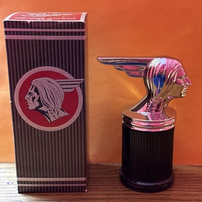 Vtg Avon Chief Pontiac Car Ornament Deep Woods After Shave Full New In Orig Box