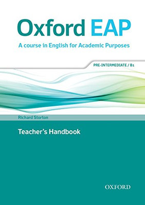 Oxford EAP: Pre-Intermediate/B1: Teacher's Book, DVD and Audio CD Pack - Cammack