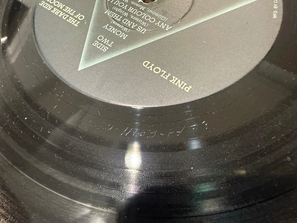 PINK FLOYD DARK SIDE OF THE MOON RARE 1973 1ST PRESS F4#2 W/ 2 POSTERS SHRINK Foto 2 de 4