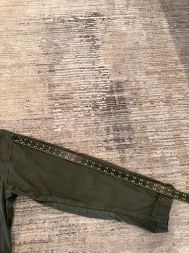 Tellason Jacket Mens Medium Green Cotton Military Field Utility Made In Italy image 21