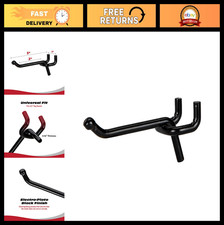 Heavy Duty Black Steel Pegboard Hooks, 2-Inch, 50-Pack for Organizing Tools  Cr