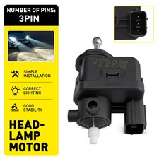 Headlamp Motor Headlight Level Adjuster For  2004-2020 Honda Jazz Mk3 Mk4 1PCS