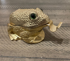 VINTAGE Ted Arnold Gold Tone  FROG Tape Dispe...