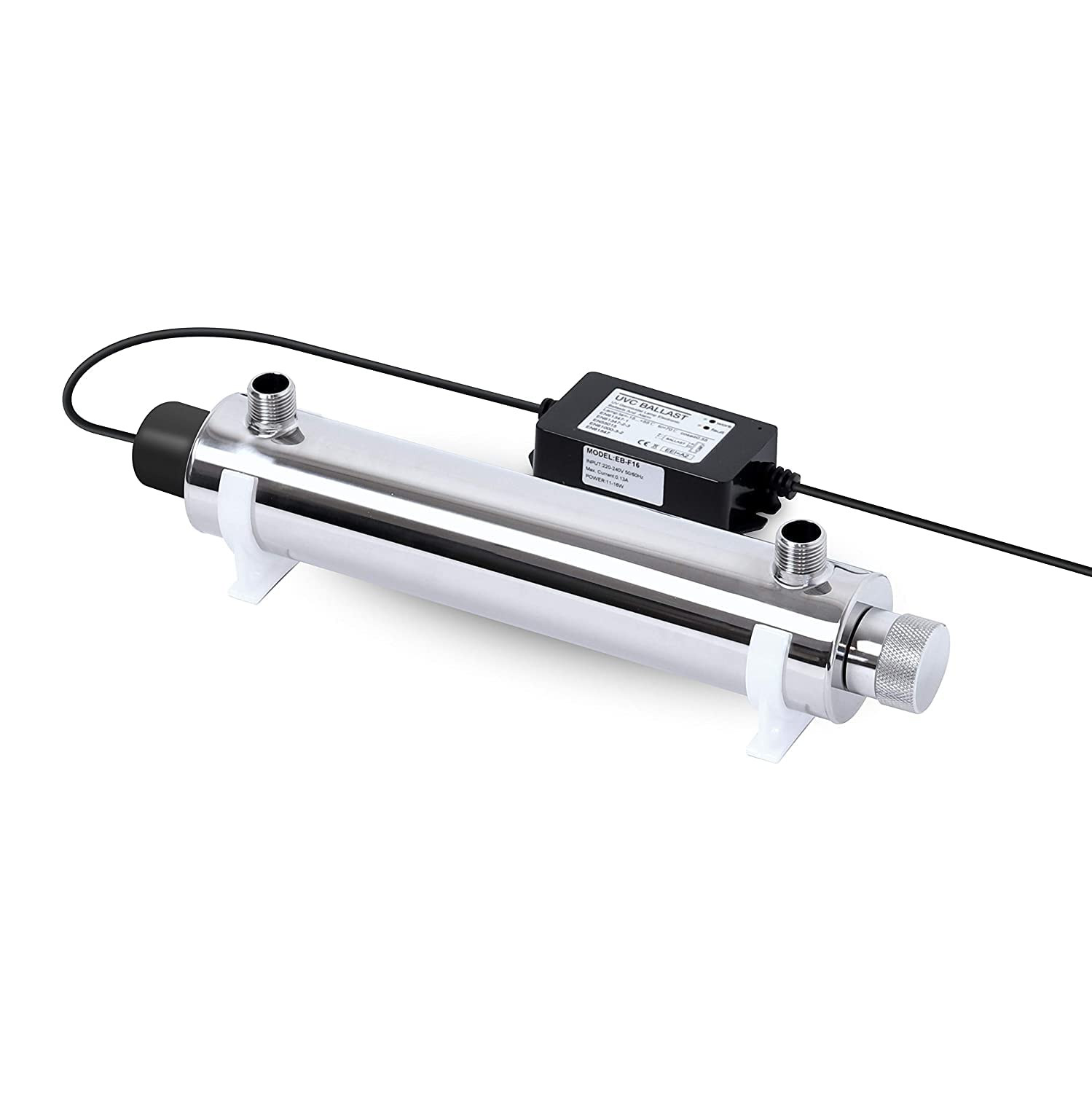 Sterilizzatore Acqua UV 16W 6 Lt/min per Filtrazione e Osmosi Inversa