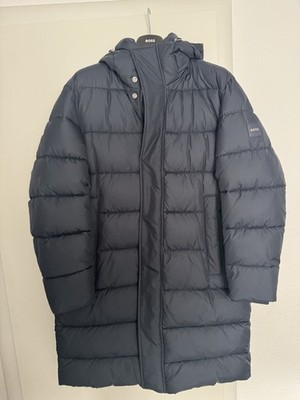 NEU mit Etikett Boss Mantel Herren Gr 50 / L /XL Dunkelblau