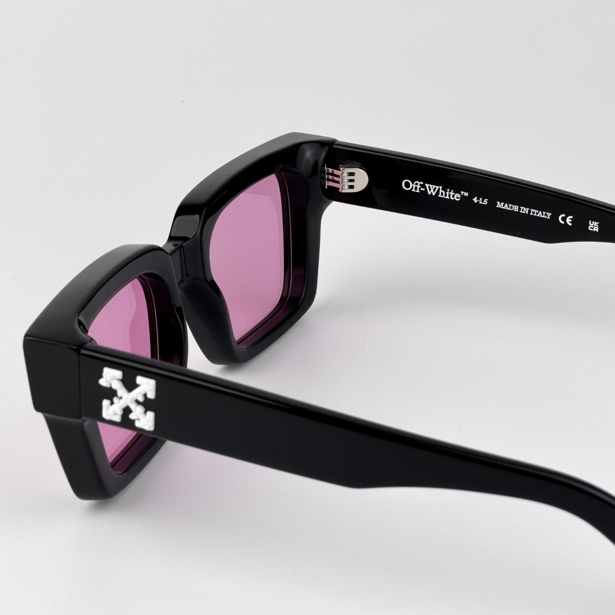 Off-White Women Sunglasses Black Pink Square OERI008 VIRGIL  display picture 2