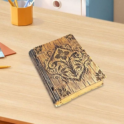 Boîte de Rangement En Forme de Livre, En Bois, pour Ranger Des Livres, Idéale - Photo 1/4