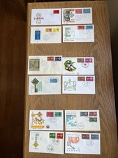 Premier jour  12  enveloppes EUROPA 1968