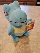 Pokemon Totodile Plush 8" Tall NWT