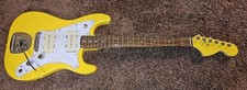 Partscaster StratMaster E-Gitarre SS Yellow Chrome Hardware