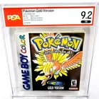 POKEMON GOLD VERSION Nintendo GameBoy Color 2000 Graded PSA 9.2 WATA 9.6 Manual!