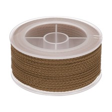 Nylon Thread Twine Beading Cord, 52ft Bracelets String Cord Rope, Light Tan