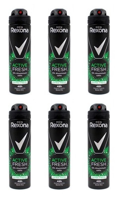 Rexona Men Active Fresh Deo Spray , 6x150ml EAN8720181005756