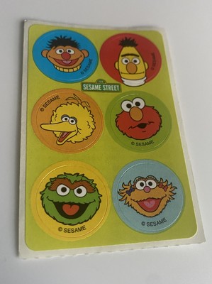 Vintage Smile Makers Sesame Street Dots Sticker Module