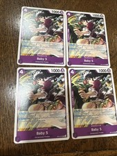 Baby 5 Playset - OP14-072 x4 - The Azure Sea's Seven - One Piece TCG English NM