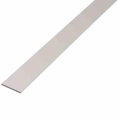ALBERTS Flachstange silber-eloxiert 25 x 2 mm Aluminium, 2 m 7403