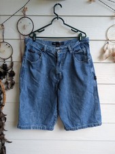 FUBU Denim Loose Fit Y2K Carpenter Cargo Shorts Men  s Size 38