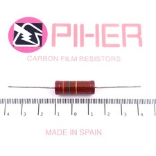 Image of 1 X 2W 1.5R 1R5 20% 1980s VINTAGE PIHER RESISTOR. NOS. C2326U19F220225