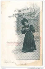 LA BOHEME GIACOMO PUCCINI SIGNATURE ACT 3 ALTEROCCA-TERNI 1903 CIRCULATED POSTCA