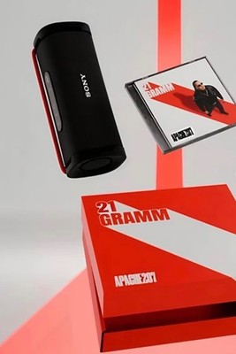 Apache 207 - ''21 Gramm''Box CD/exklusiver Sony Speaker (ohne Schlüsselanhänger)