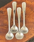 Set 4 Rare Antique Gorham Sterling Silver H205 Salt Spoons American 2.5” Mono C