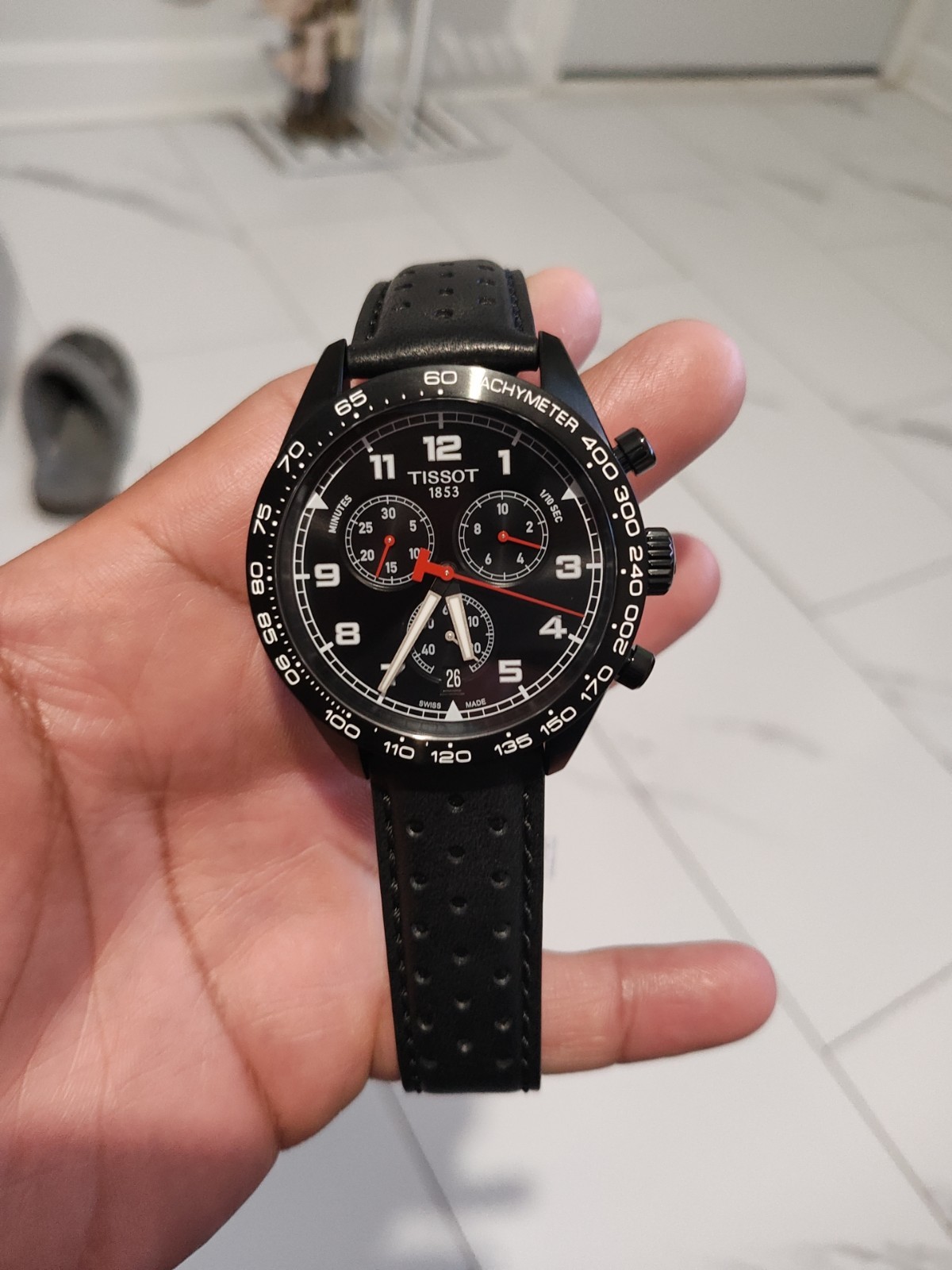 Tissot PRS 516 Men's Black Dial Stainless Steel Watch T1316173605200