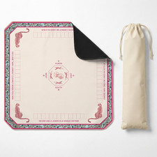 Mahjong Mat - 31  X31  Portable Mahjong Table Mat with Carrying Bag, Non-Slip and