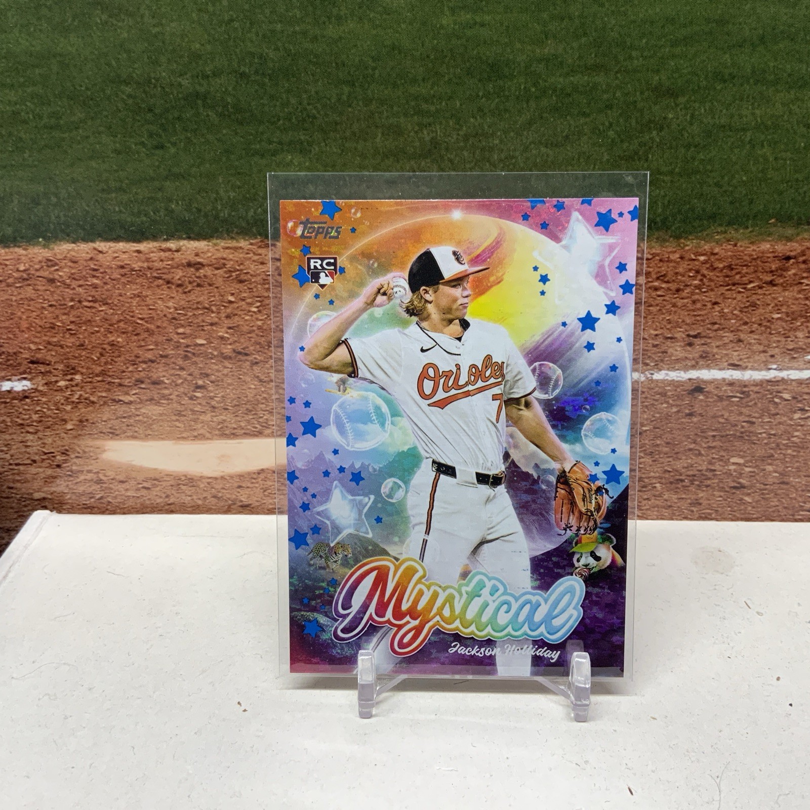 Jackson Holliday 2024 Topps Update Series #MYS-10 (RC) Mystical Orioles