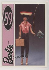 1991 Action/Panini Another First For Barbie French Picnic Set 1959 3 2k3