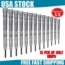 13Pcs Golf Girp Golf Club Grip MCC PLUS4 Golf Grip Anti-slip 60R Grey Rubber&#=