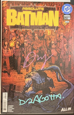 DC Comics Absolute Batman Annual #1 (2025) Signed by DWJ & Dragotta