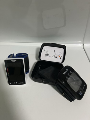 #ad Lot Of 2 Upper Arm Blood Pressure Monitor For Parts Or Not Working $14.98