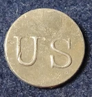 WAR OF 1812 & BEFORE US ARMY GENERAL SERVICE BUTTON 1808-1830 ALBERT# GI-30-TYPE